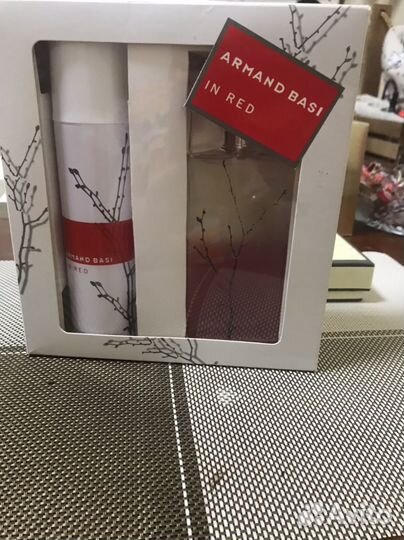 Набор духи и дезодорант armand basi IN RED