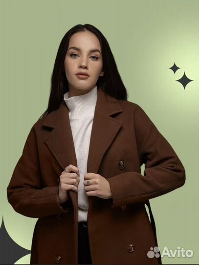 Пальто драп Демисезонное