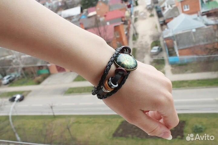Браслет кожаный мужской/унисекс