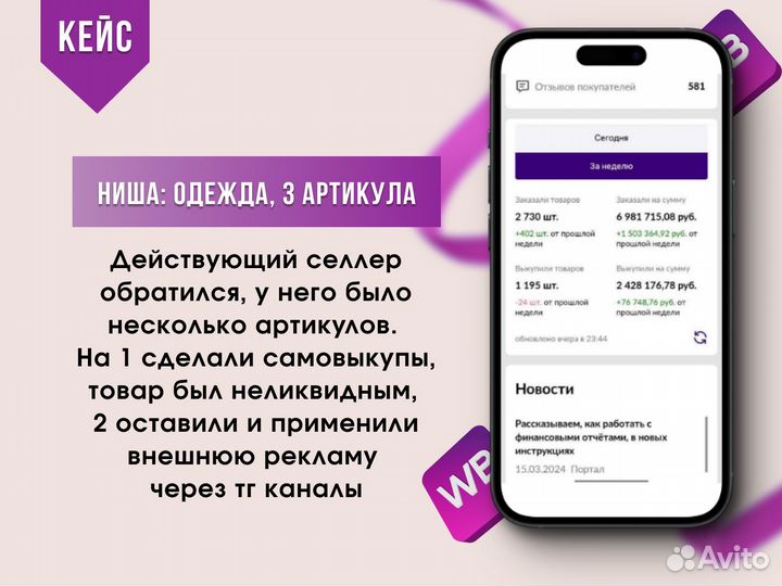 Менеджер по работе с Wildberries / продвижение