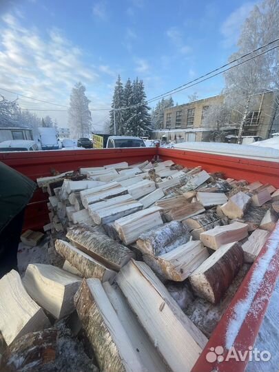 Дрова березовые колотые