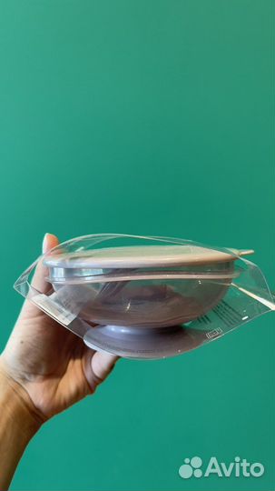 Тарелка happy baby на присоске, с крышкой