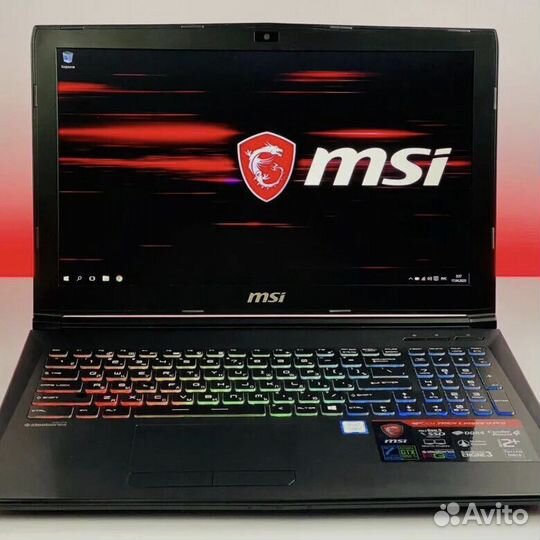 MSI GP62M i5-7300HQ 2.5Gh/8Gb/256SSD