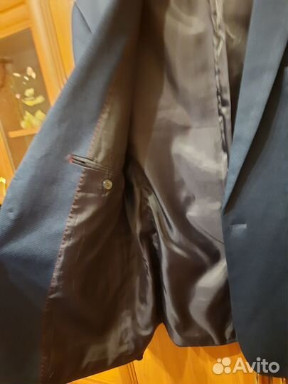 Пиджак мужской темно синий,50р, рост 178