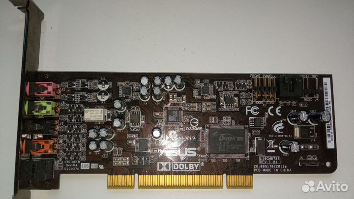 Звуковая карта asus xonar dg