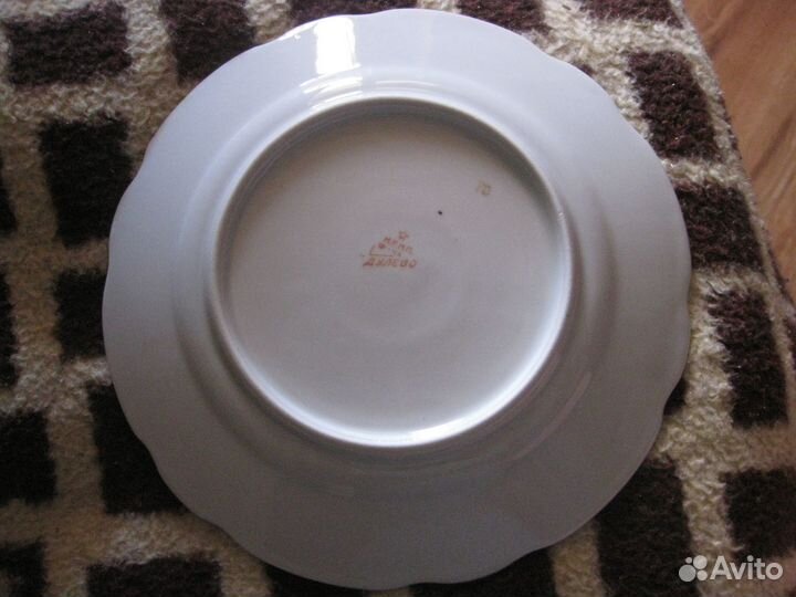 Тарелка старинная Дулёво Дулево фарфор