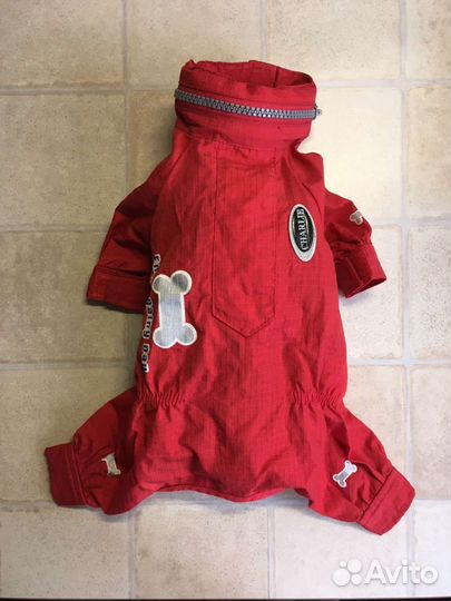 Комбинезон-дождевик для маленького тоя/йорка