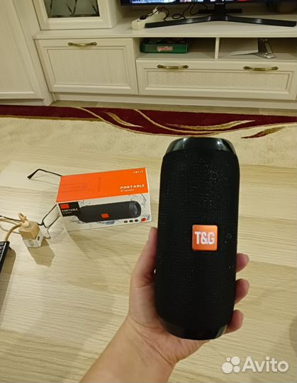 Беспроводная блютуз колонка Tg-117
