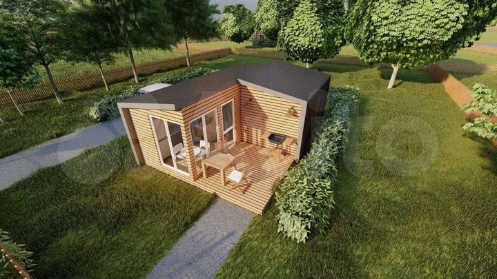 Дача 35 м² на участке 5 сот.