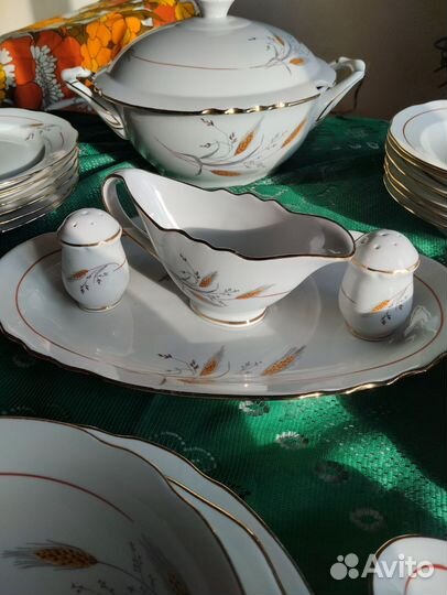 Столовый сервиз новый дулево Колосок