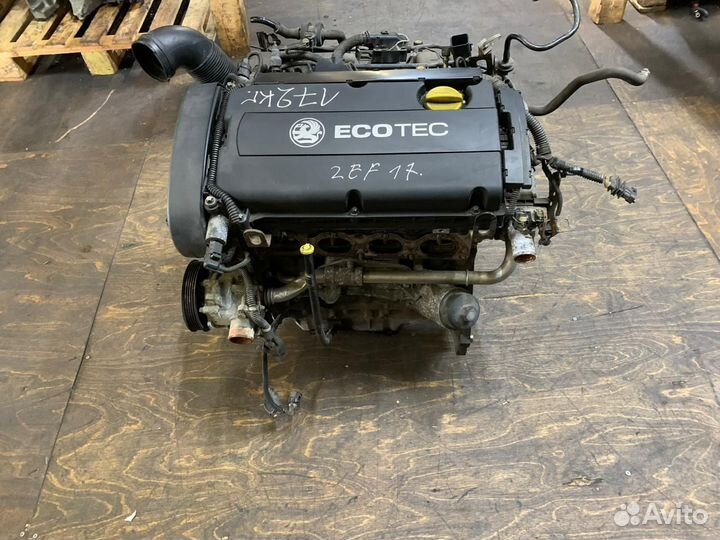 Контрактный Двигатель 1.6 opel astra