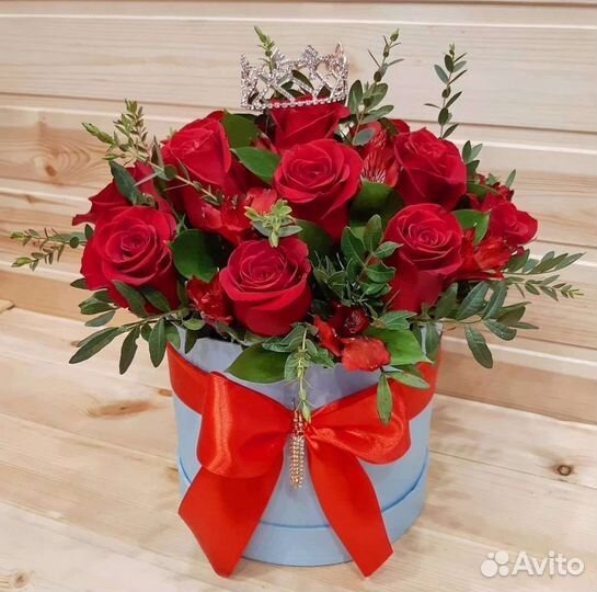 Цветы розы букет