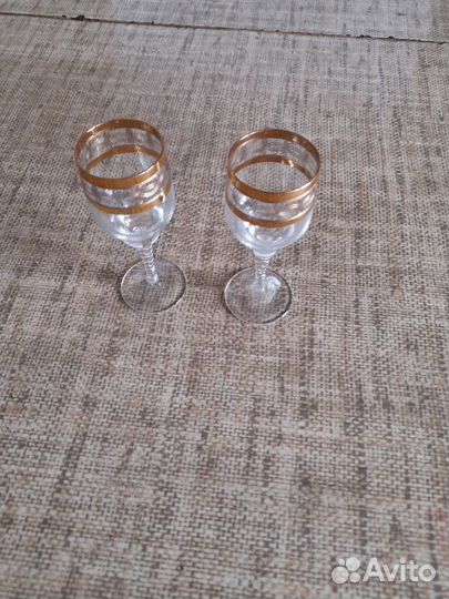 Рюмки, фужеры, стопки, стаканы граненые СССР