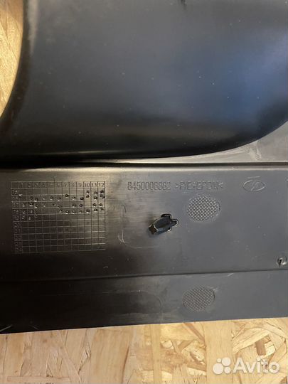 Облицовка переднего бампера птф. LADA vesta