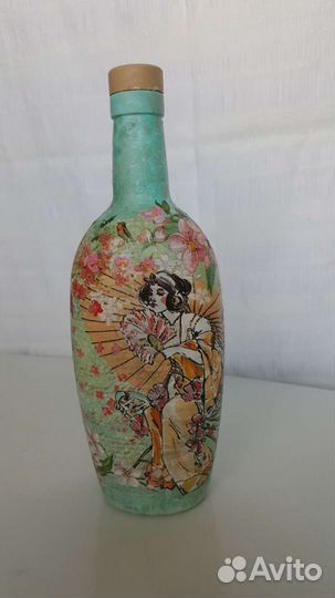 Бутылка декоративная