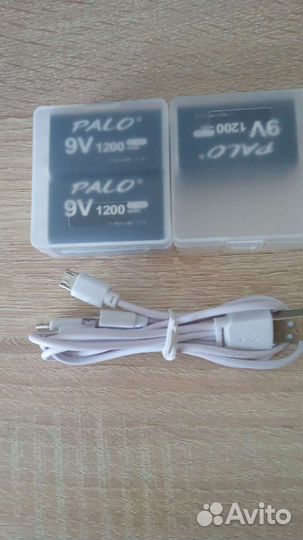 Аккумуляторная батарейка крона Palo 9V