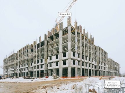 Ход строительства ЖК «Заречье Парк» 1 квартал 2022
