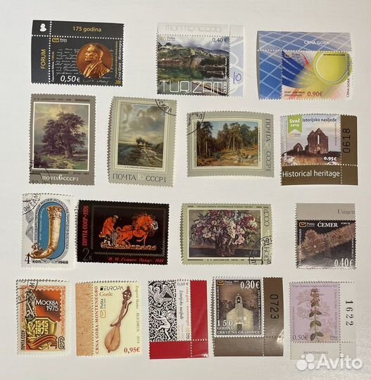 Набор почтовых марок СССР, Черногория