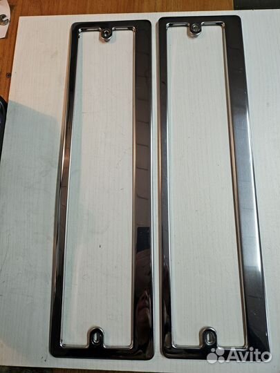 Рамки под госномер,хром