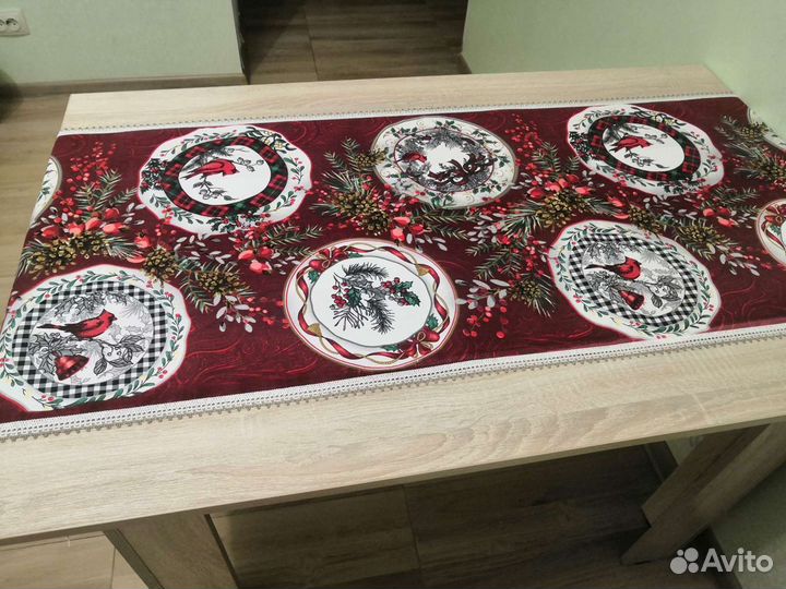 Скатерть - дорожка новогодняя