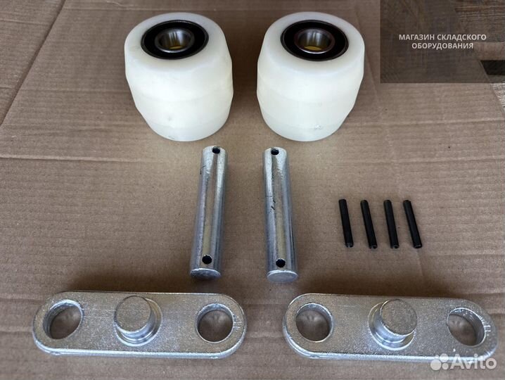 Комплект подвилочных роликов пластикE 344