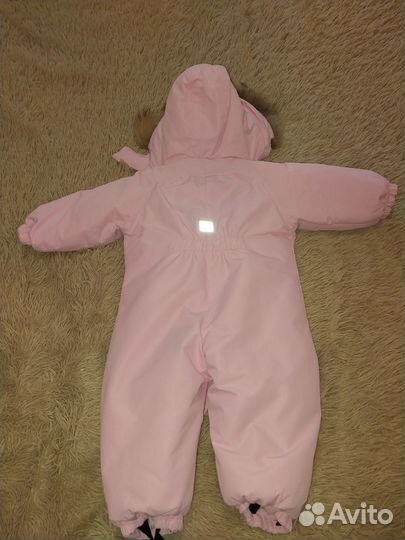 Зимний комбинезон для девочки 80 86 crockid