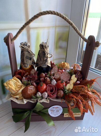 Мужские букеты съедобные