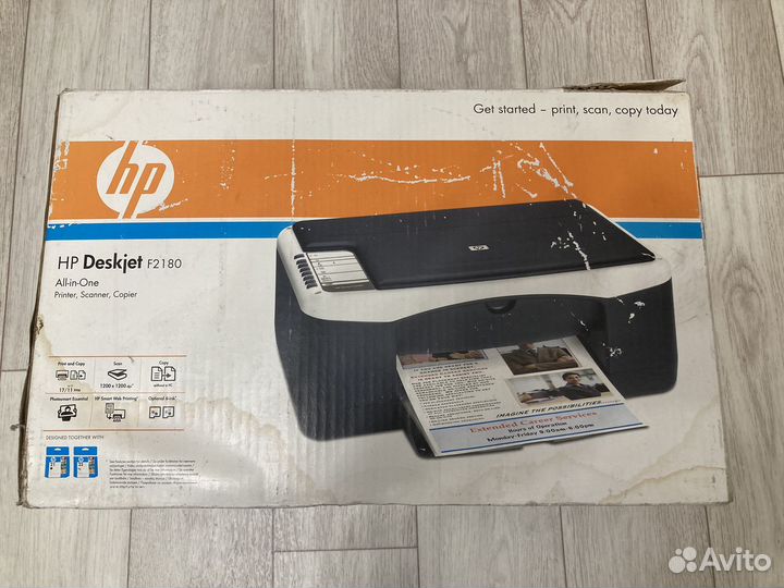 Струйный мфу HP DeskJet F2180 A4 без картриджей