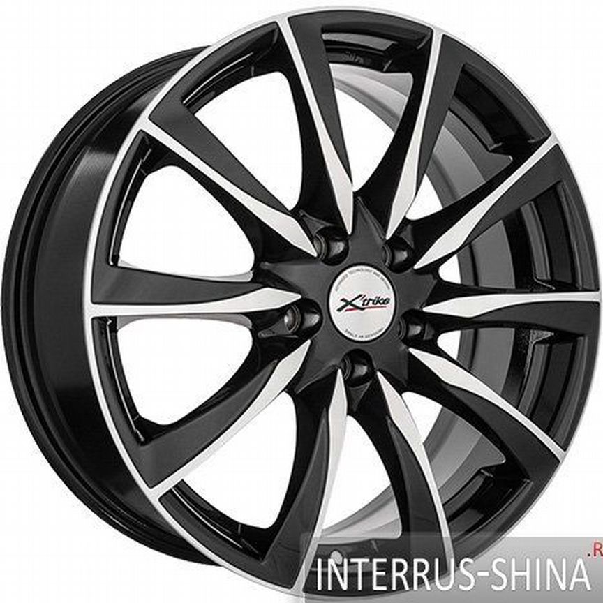 Диски X'trike X-120 7x17 5x114.3 ET40 D66.1 BK/FP