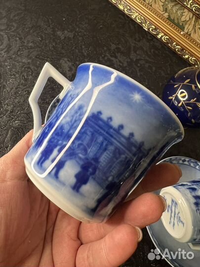 Чайная пара Германия фарфор