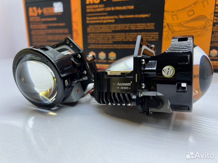 Светодиодные линзы Aozoom A3+ NEW 2022 biled билэд