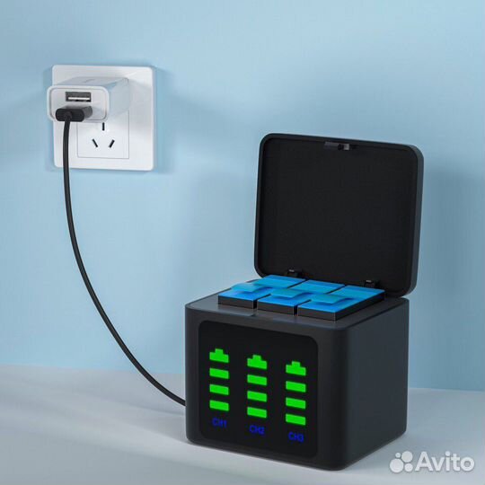 Аккумуляторы GoPro и зарядное устройство