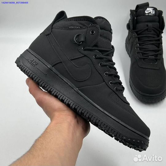 Ботинки Nike Air Force 1 Duckboot (с мехом) (Арт.74487)