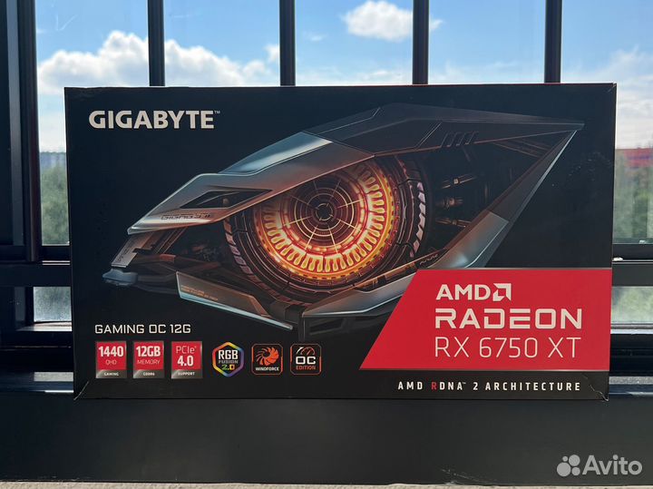 Видеокарта gigabyte RX 6750 XT gaming OC
