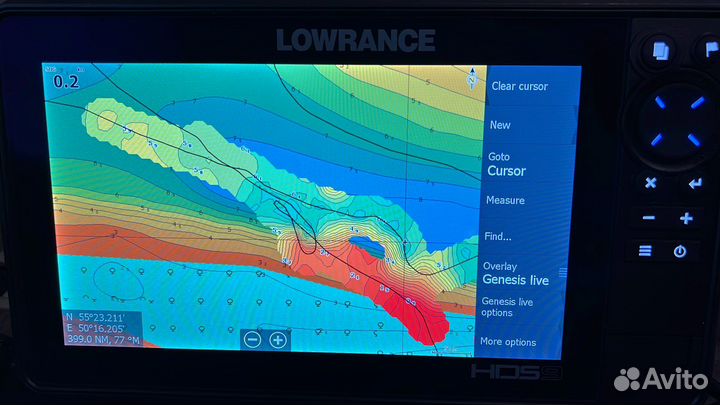 Карта глубин C-MAP RS-Y050 Genesis live
