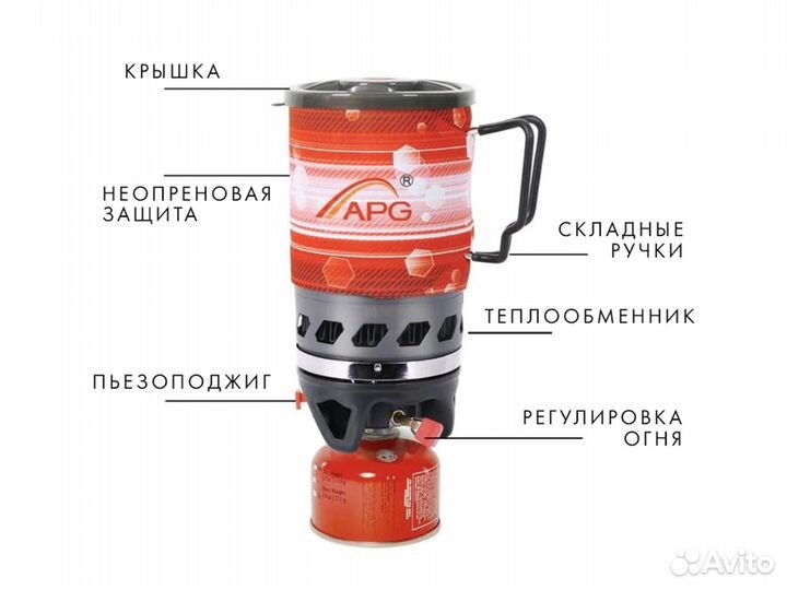 Газовая горелка APG 750 мл