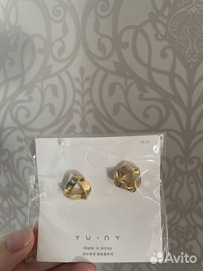 Серьги новые