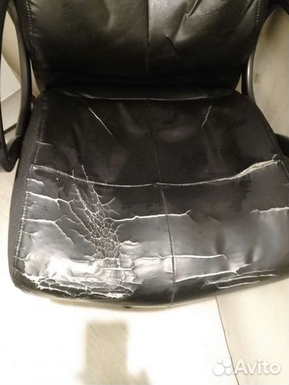 Кресло кожзам крепкое