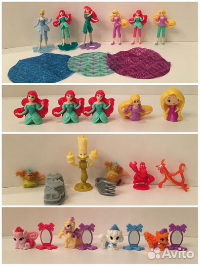 Игрушки из Киндер Принцессы Дисней