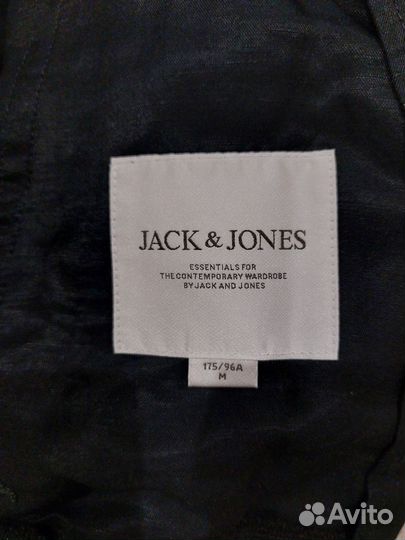 Куртка-бомбер Jack&Jones, р. М, лён, отл. сост