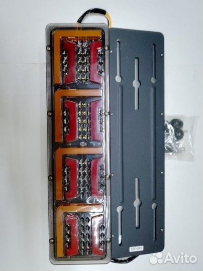 Фонари задние Газель 3302 12-24В Е квадрат 46 см