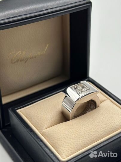 Золотое кольцо chopard оригинал