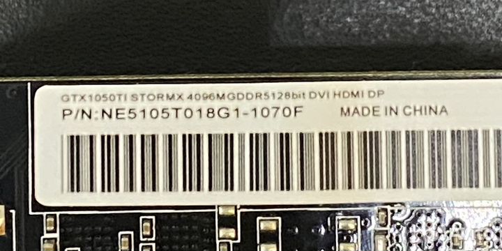 Новая видеокарта Palit 1050ti 4Gb 1 год гарантия