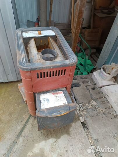 Чугунная печь для бани