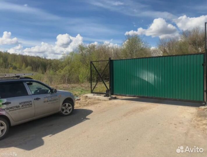 Откатные ворота под заказ 5,2*2