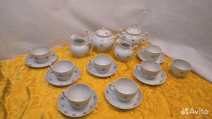 Чайный сервиз СССР Вербилки дфз
