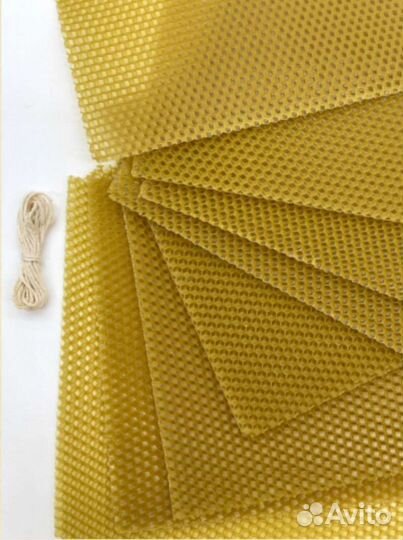 Вощина медовая желтая