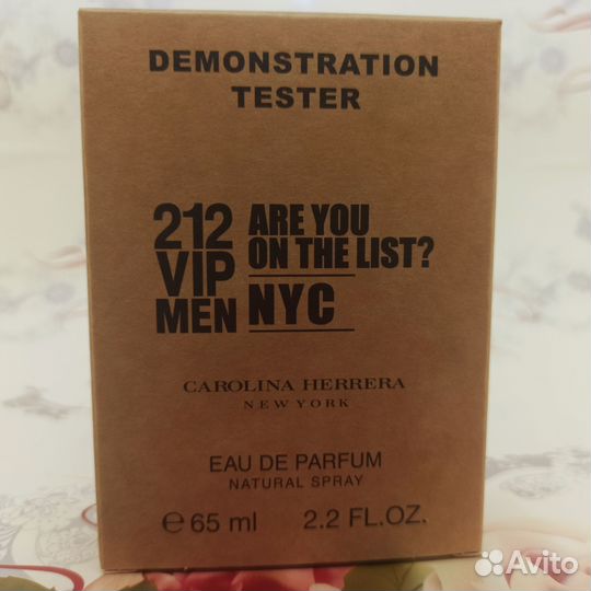 212 VIP MenCarolina Herrera Духи Мужские Тестер