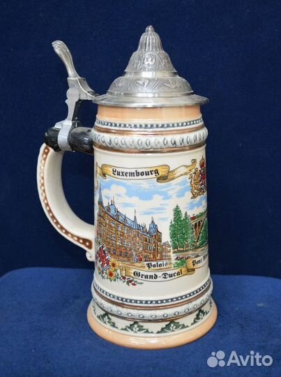 Пивная кружка- люксембург. высота 21 см