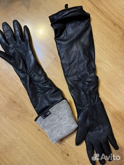 Перчатки женские натуральная кожа, размер 7